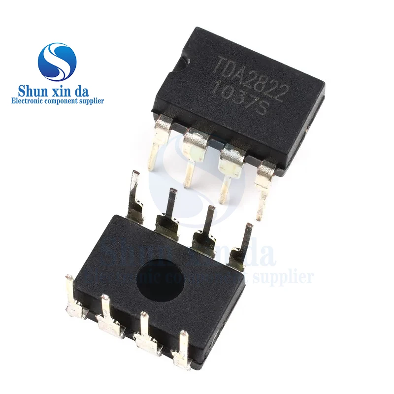 20PCS TDA2822 DIP-8 TDA2822L TDA2822N 1.8V - 12V 1W LINEAR INTEGRATED CIRCUIT DUAL LOW VOLTAGEPOWER AMPLIFIER IC