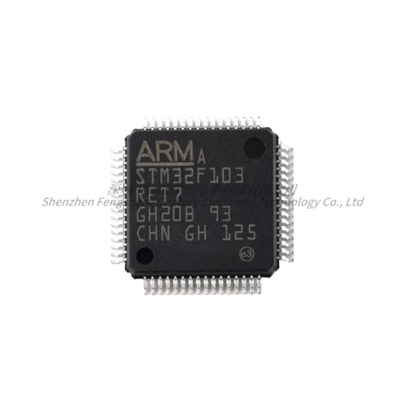 

STM32F103RET7 LQFP64 32-битный встроенный микроконтроллер Новый оригинал