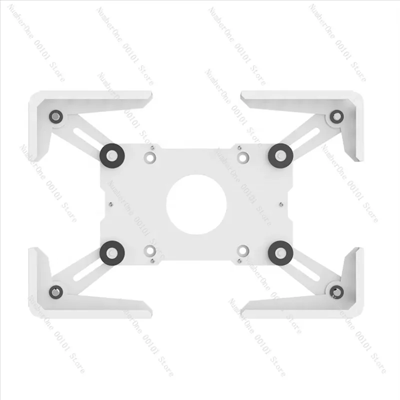 Wall Mount Adjustable Tablet Enclosure Holder, Wall Hanging or Desktop Stand Bracket for iPad Samsung view 2