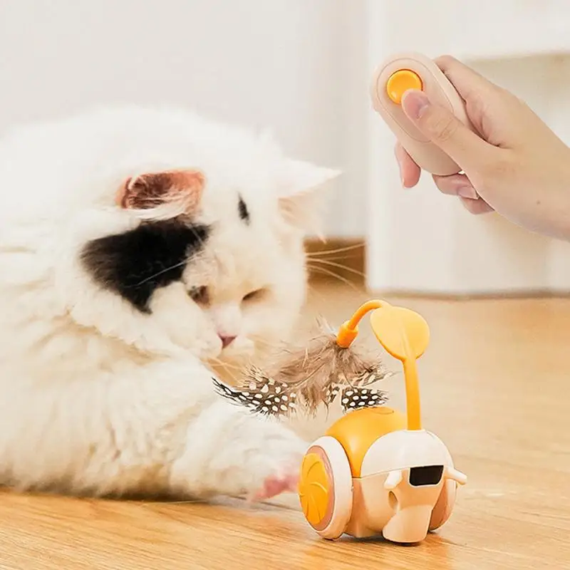 Interactive Cat Toys For Indoor Cats Electric Kitten Toys Smart Cat Teaser Moving Cat Toy For Indoor Entertainment Interaction