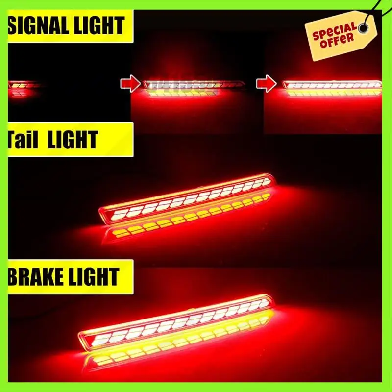 -A61K بدوره مصباح إشارة متتابعة الضباب مصباح الفرامل ضوء LED المصد الخلفي عاكس لتويوتا سيينا 2021 2022 2023