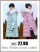 2026 Fashion Winter Duck Down Jacket for Big Boy Children Wear Parka Garments Clothes Thickened Hooded Feather Coat Clothing 6-1