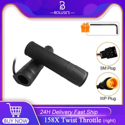 Electric Bike Twist Throttle 158X WUXING Brand 24V36V48V52V56V60V72V Bicycle Accessories  Installed on the right