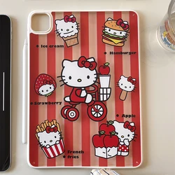 For iPad 10.2 7th 8th 9th Acrylic Back Case 10th 11th Generation Cover for iPad Pro 11 2024 Air 4 5 2025 10.9 Mini6 7 9.7 Funda