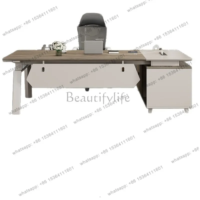 

D25President's Manager's Desk Office Modern General Manager's Office Large Desk