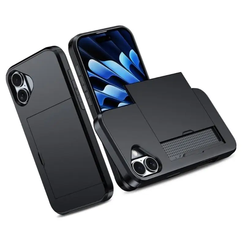 31BA Not Slip Slides Mechanism with Secure Card Storage Space Suitable for Phone 17