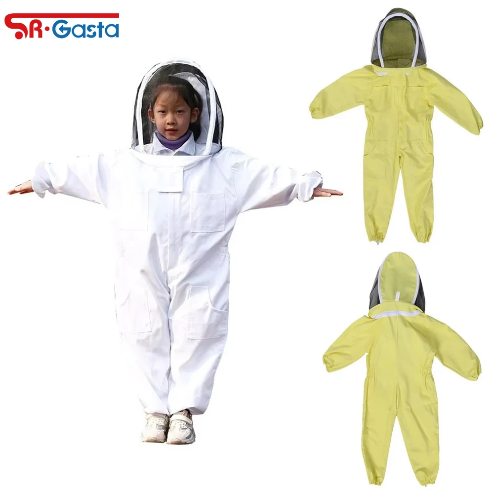 

Детский защитный костюм от пчел, комбинезон-костюм, шапка от пчел, одежда для пчеловодства, оборудование для пчеловодства, унисекс, защитная одежда для детей