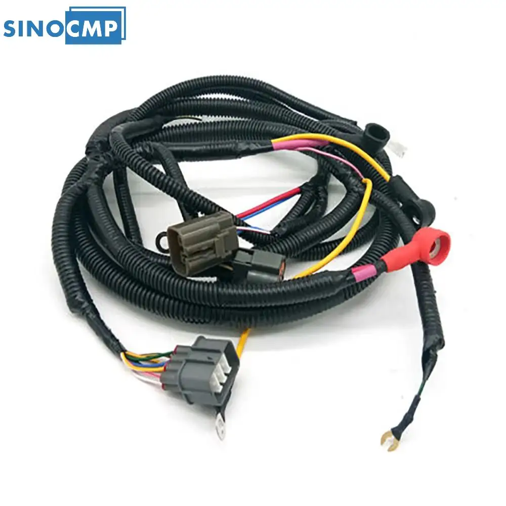 LC16E01011P1 LC16E01011P2 SK330-6E SK350-6E SK330LC-6E SINOCMP Engine Wiring Harness For Kobelco Excavator Aftermarket Parts