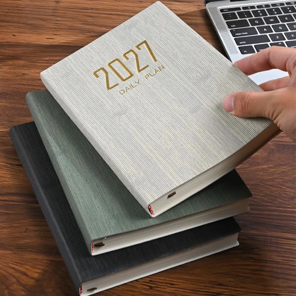 

High Quality A5 2027 Agenda Book Mini Pocket with Calendar Appointment Book Notebooks Students