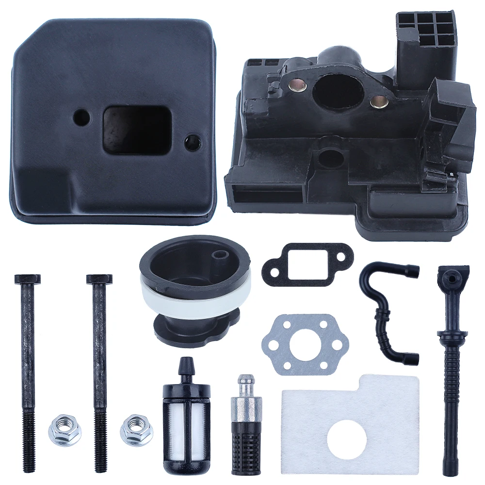 Muffler Exhaust Intake Housing Gasket Tune Up Kit For Stihl 018 MS180 017 MS170 Chainsaw Replace OEM For 11301400600