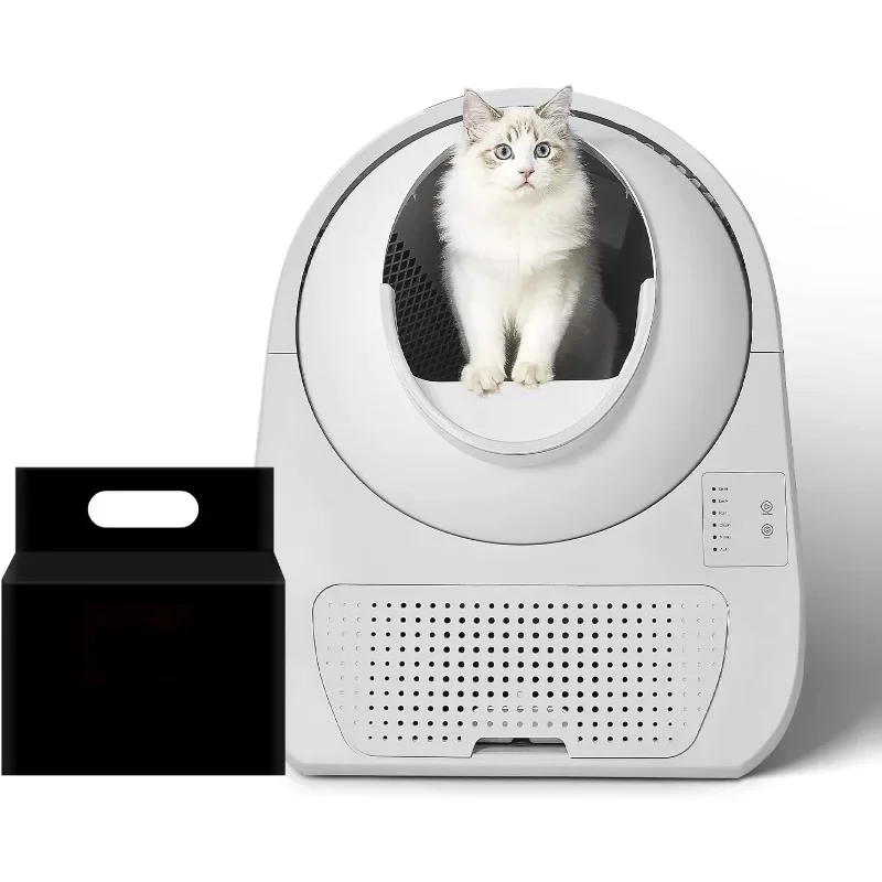 Cleaning Automatic Litter Box for   Control,Double Odor Removal-Extra Large