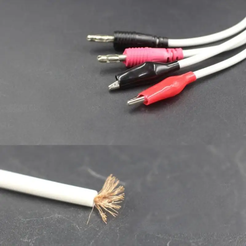 10A Banana Plug-  Clip - Regulated Power Supply Output Cable Connecting Line For Cellphone Repair