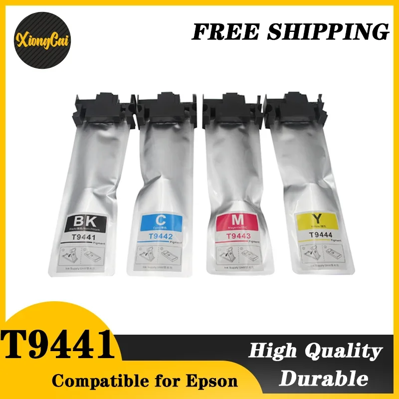 

For Epson WorkForce Pro WF-C5210DW WF-C5290DW WF-C5710DWF WF-C5790DW 4Colors Compatible Ink Cartridges T9441 T9442 T9443 T9444