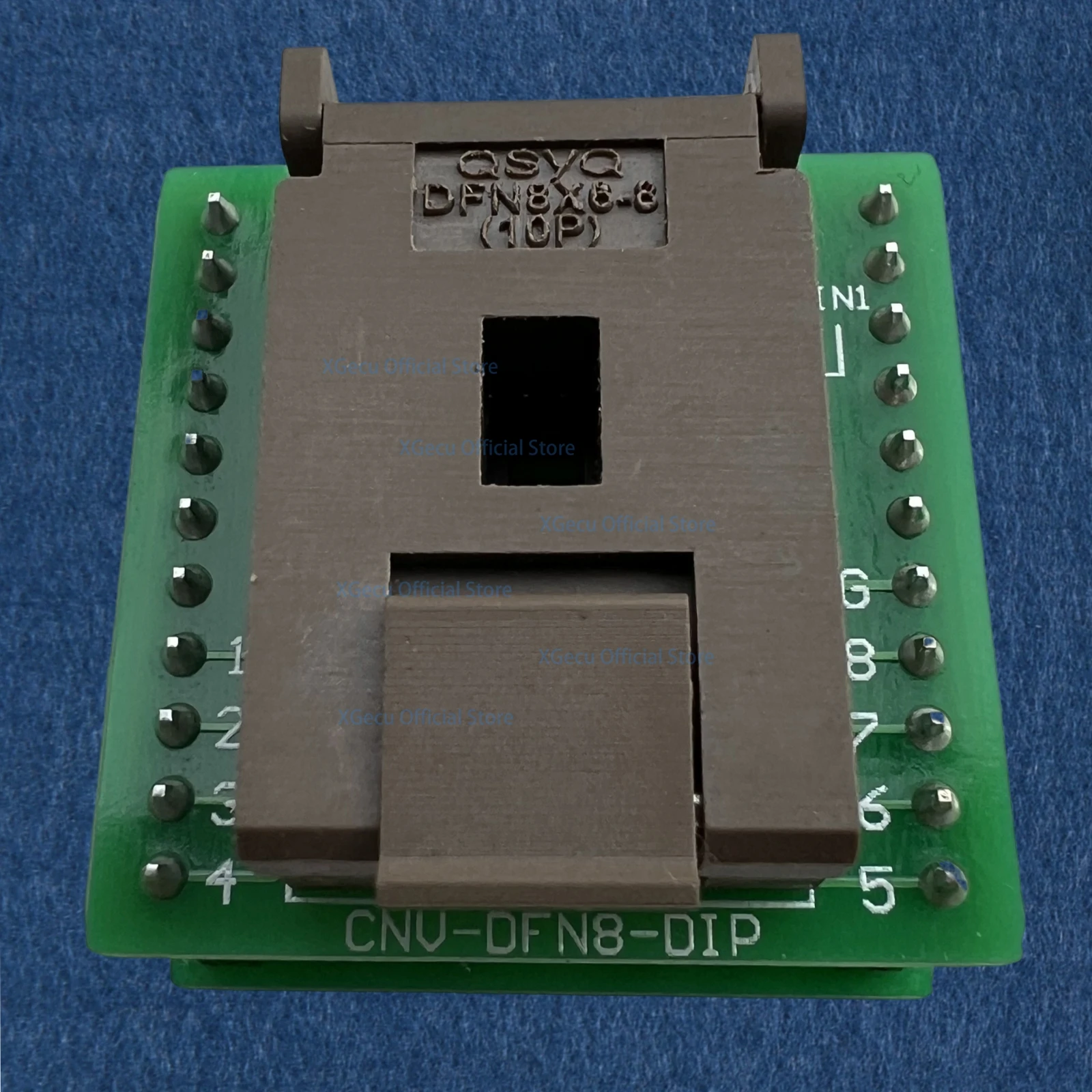 DFN8/ QFN8 / WSON8 / MLF8 /MLP8 TO DIP8 universal socket/adapter CNV-DFN8-DIP8 DFN8X6-8 (10P) for 8X6MM IC chips BIOS flash