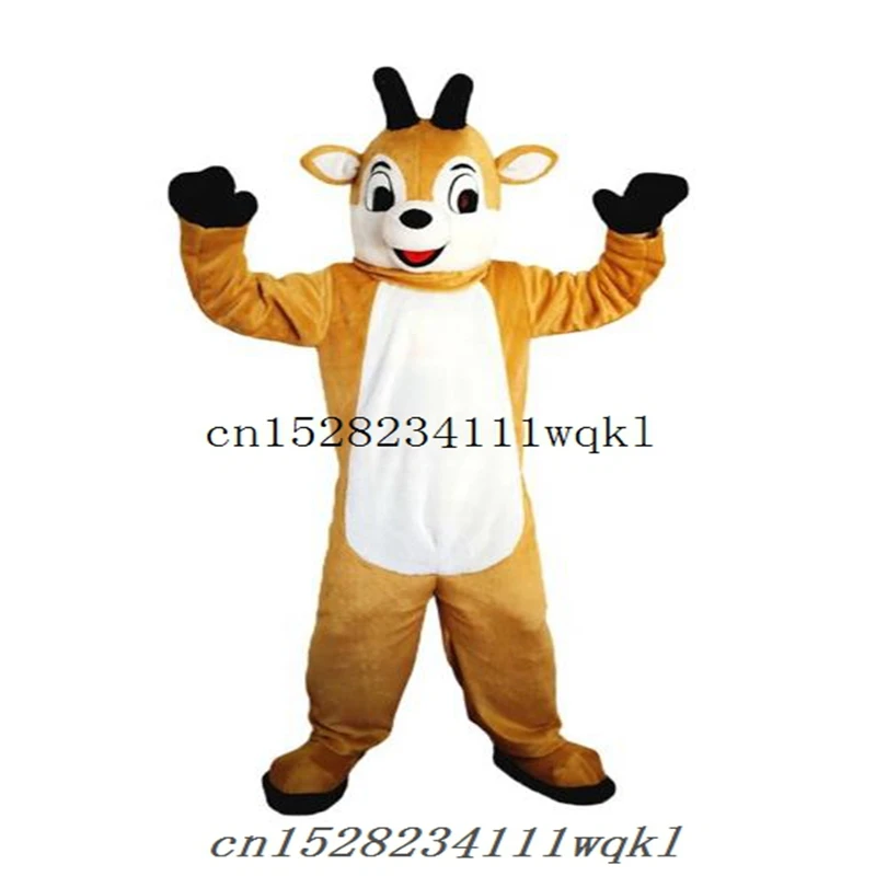 

Christmas Elk Mascot Costumes Birthday Character Party Cosplay Costume Custom Furry Fancy Dress Cartoon Halloween Carnival Party