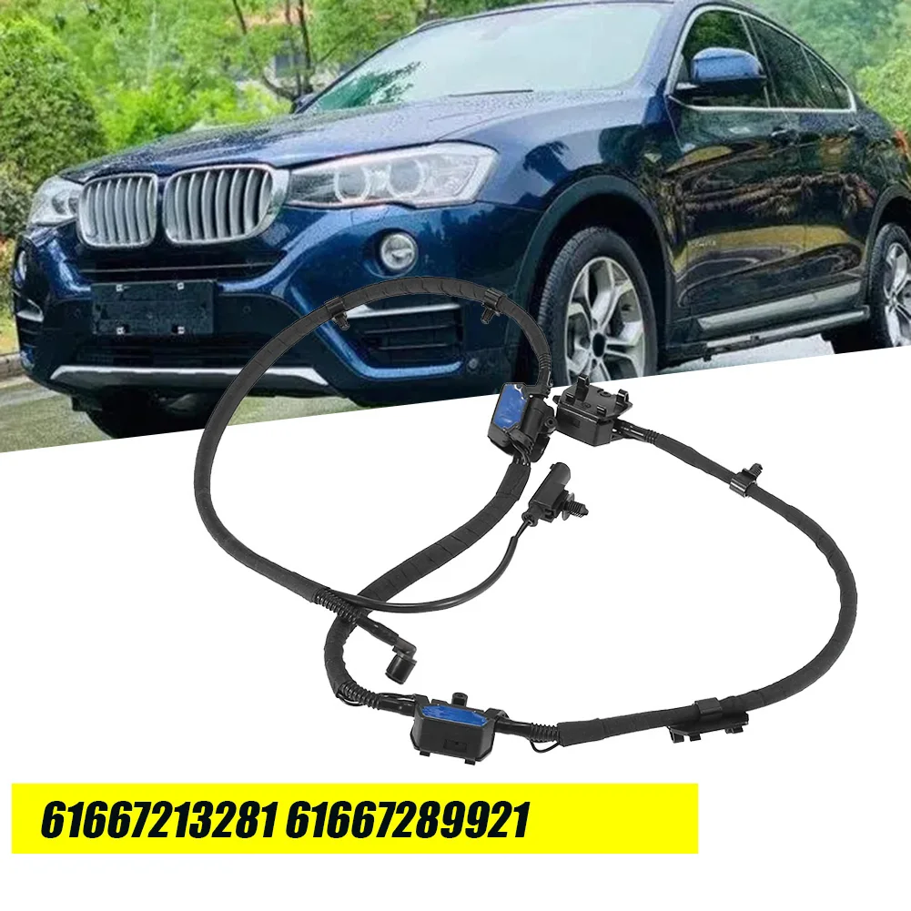 Sistem Jet penyemprot pencuci jendela rantai nosel kaca depan 61667289921 untuk BMW X3 F25 X4 F26 2011-2017 61 66 7213281