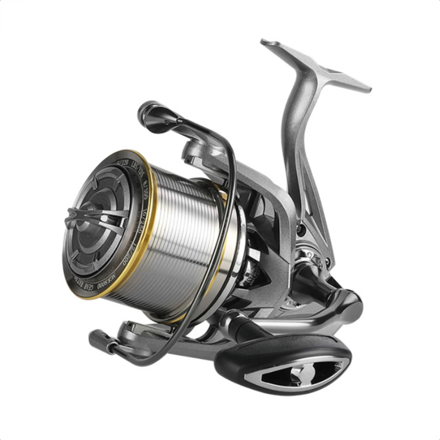 

8000 9000 10000 12000 14000 Series Long Casting Spinning Wheel 17+1BB Aluminum Alloy Spool 4.8 1 High Speed Fishing Reel Samolla