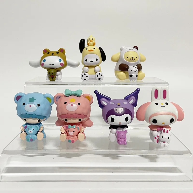 

Sanrio Melody Series 7, набор для собак-пудинга Pacha с милым сердечком для девочек