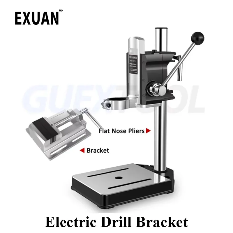 Hand Electric Drill Bench Drill Bracket Multifunctional Electric Drill Floor Drill Household Tools High Precision Stable Base