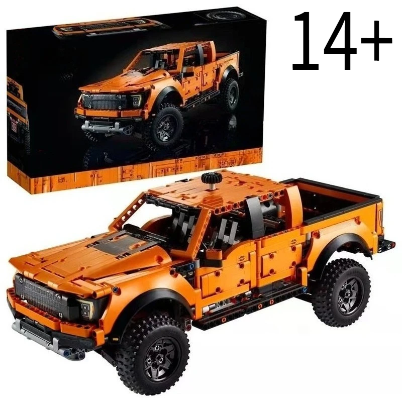 New 1379PCS Pickup Truck Racing Car Compatible High-Tech  Buil ding Block Model Vehicle Bricks Boy Toy Gift Christmas birthday