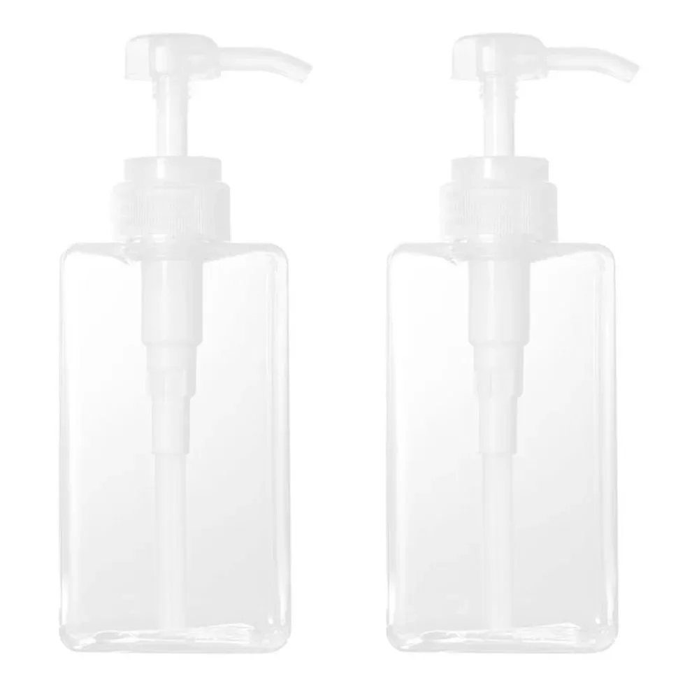 4PCS Soap Dispenser 450ml Refillable Clear Pump Bottles  Soap Dispensers 2020 New Arrival for Home Diy Tools