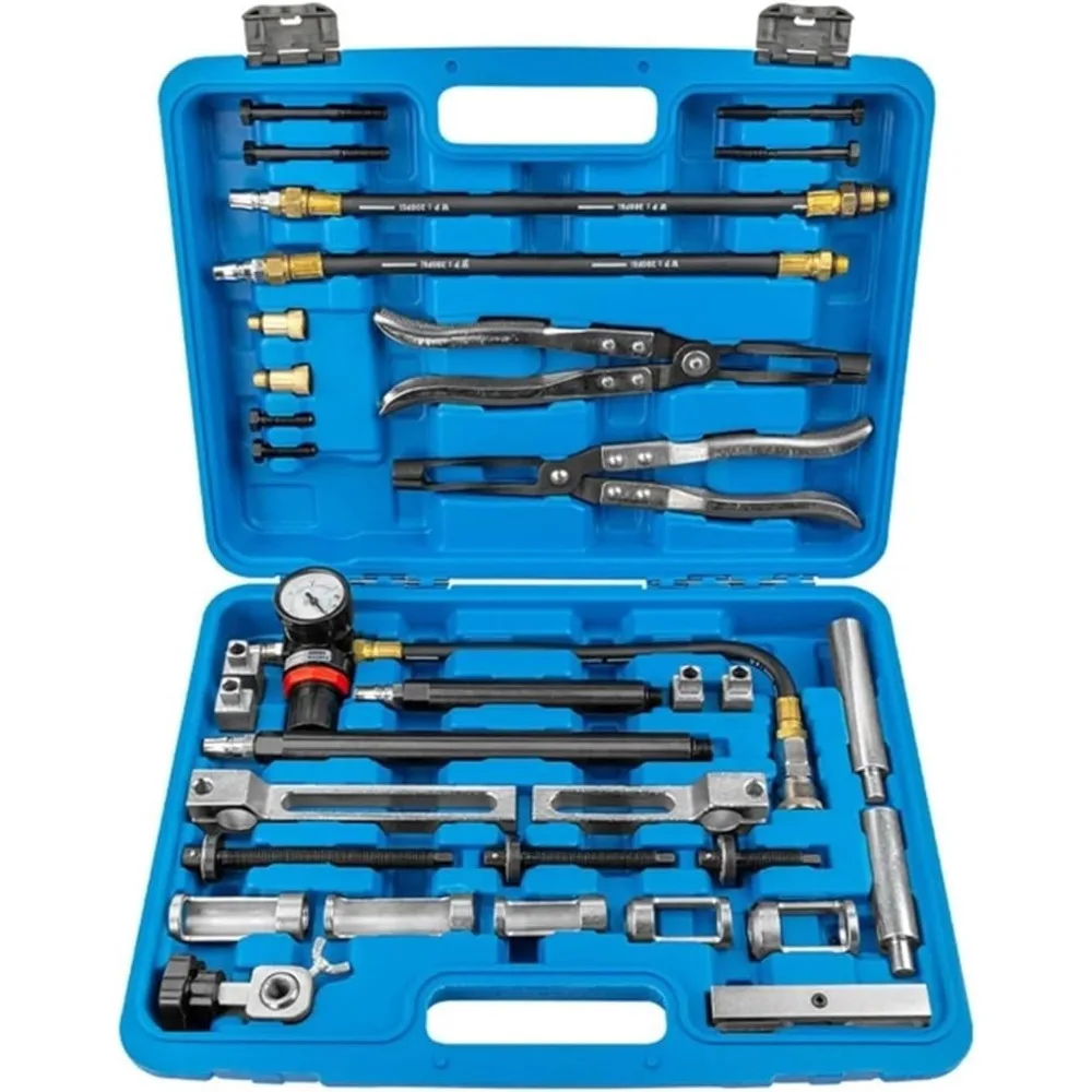 

Valve Spring Compressor Removal & Installer Tool Kit Cylinder Head Service Set with Valve Oil Seal Tool