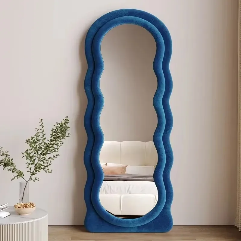 Vintage Decorative Frame Mirror Floor Nordic Full Size Living Room Mirror Modern Traffic Specchio Decoracion Para Habitacion