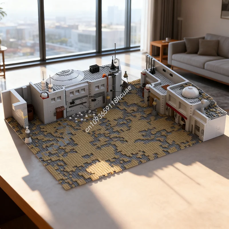 

2911pcs MOC Nevarro Siege Mandalorian Season 1 Model Building Blocks Assemble Toy DIY Christmas Gift Creative Education Kids