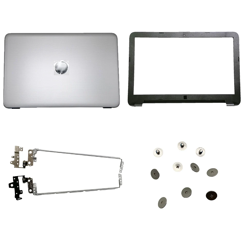 

Brand New Laptop LCD Back Cover/Bezel/Hinge For HP Pavilion 15-BA 15-AY 15-AC TPN-C125 250 255 G5 905913-001 854987-001 Silvery