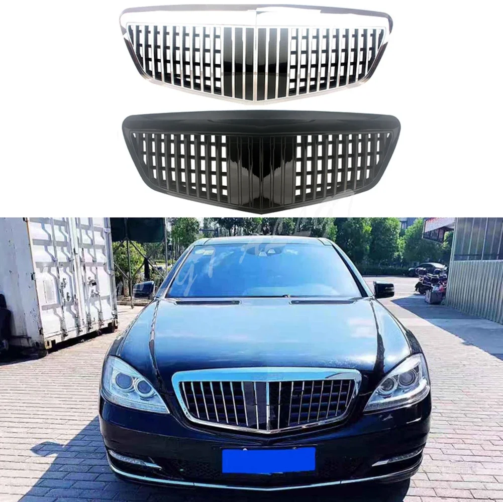 Front Racing Facelift Bumper Grilles For Mercedes Benz W221 S-Class S320 S350 S450 S500 S63 S65 2009-2013 Maybach