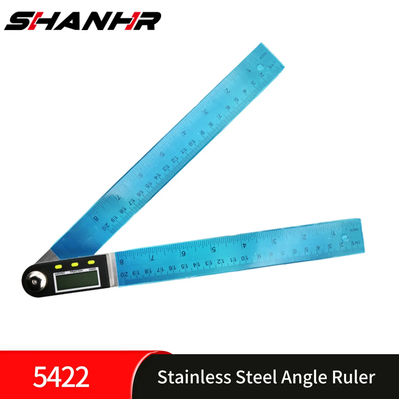 

SHANHR 200 mm Digital Angle Finder Meter Stainless Steel Angle Ruler Protractor Inclinometer Goniometer Digital Level Tool