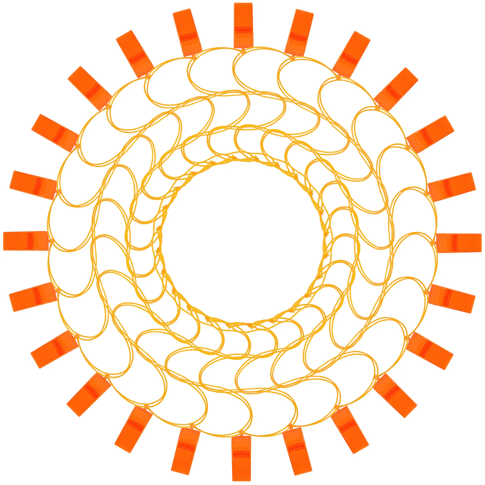 

30Pcs Outdoor Survival Whistles Lightweight Loud Emergency Camping Hiking Waterproof Safety Signal Trainer Referee Whistle