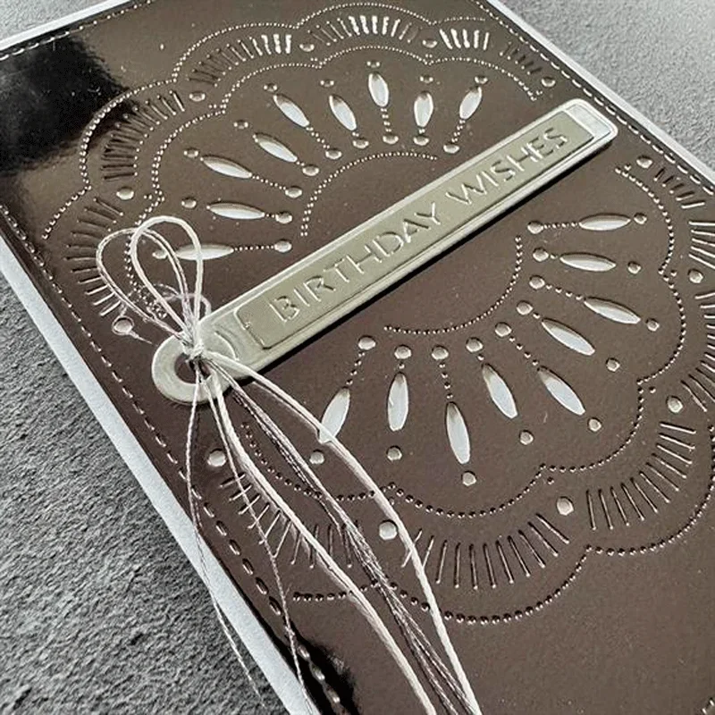 العلامات لأغاني Doily راقصة الباليه هدية صندوق قطع معدنية يموت DIY بها بنفسك صنع بطاقة سجل القصاصات تنقش ألبوم ورقي لوازم الحرفية #5