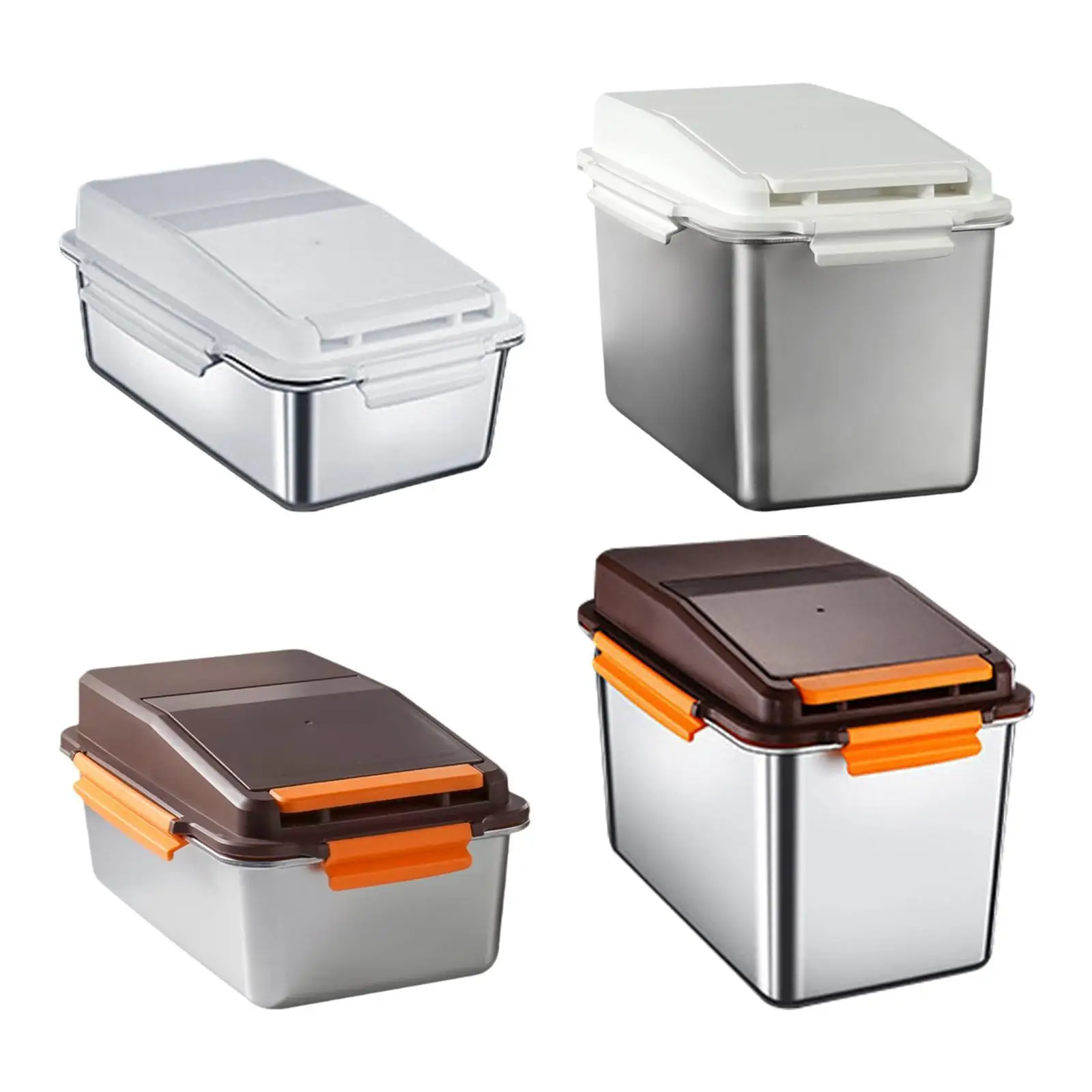 

Grain Storage Bin Leakproof Rice Bucket Grain Dispenser Pet Food Container