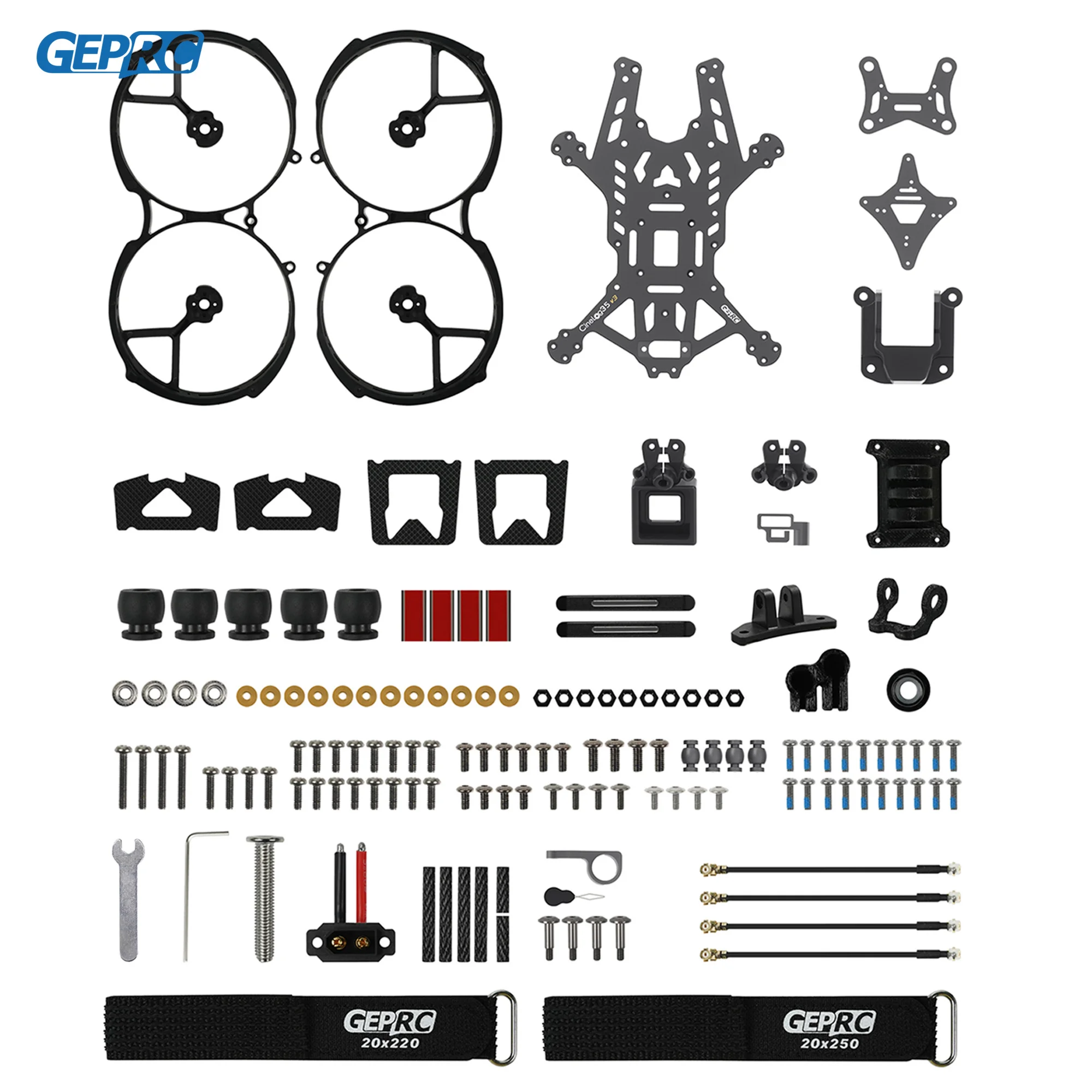 GEPRC GEP-CL35 V3 프레임 부품 드론 RC FPV 쿼드콥터 레이싱 액세서리 부품 CineLog35 V3용