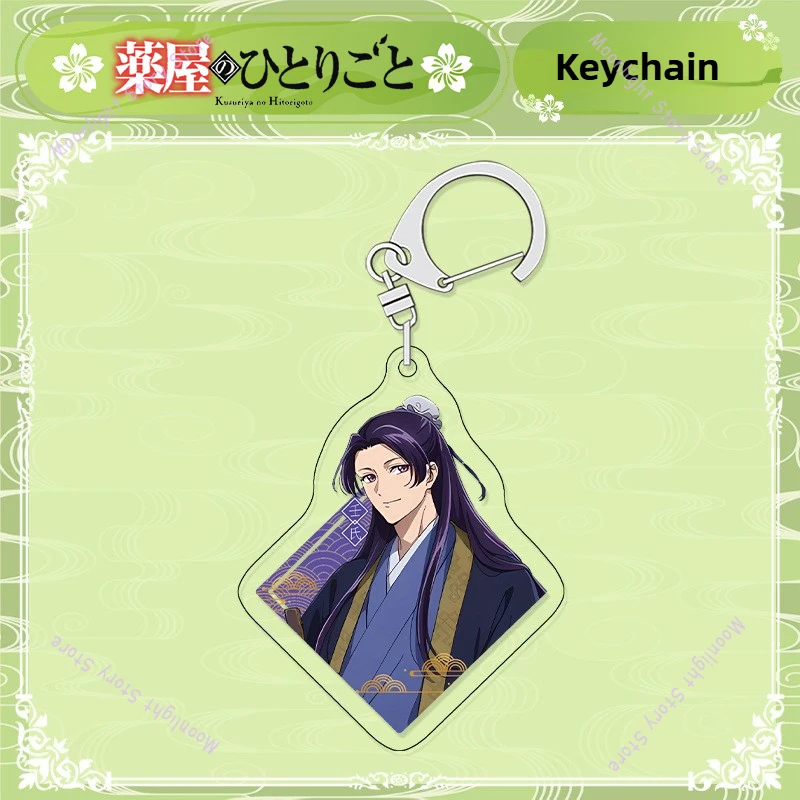 The Apothecary’s Diary Anime Merch Schlüsselanhänger Maomao Jinshi Xiaolian Emperor Chibi Style Anhänger Sammlerstück Geschenk für Anime-Fans