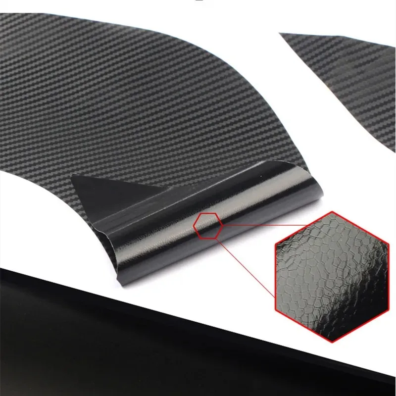 4 Pieces of Car Door Handle Protective Film, Carbon Fiber Stickers, Scratch Resistant Covers, Exterior Accessories,