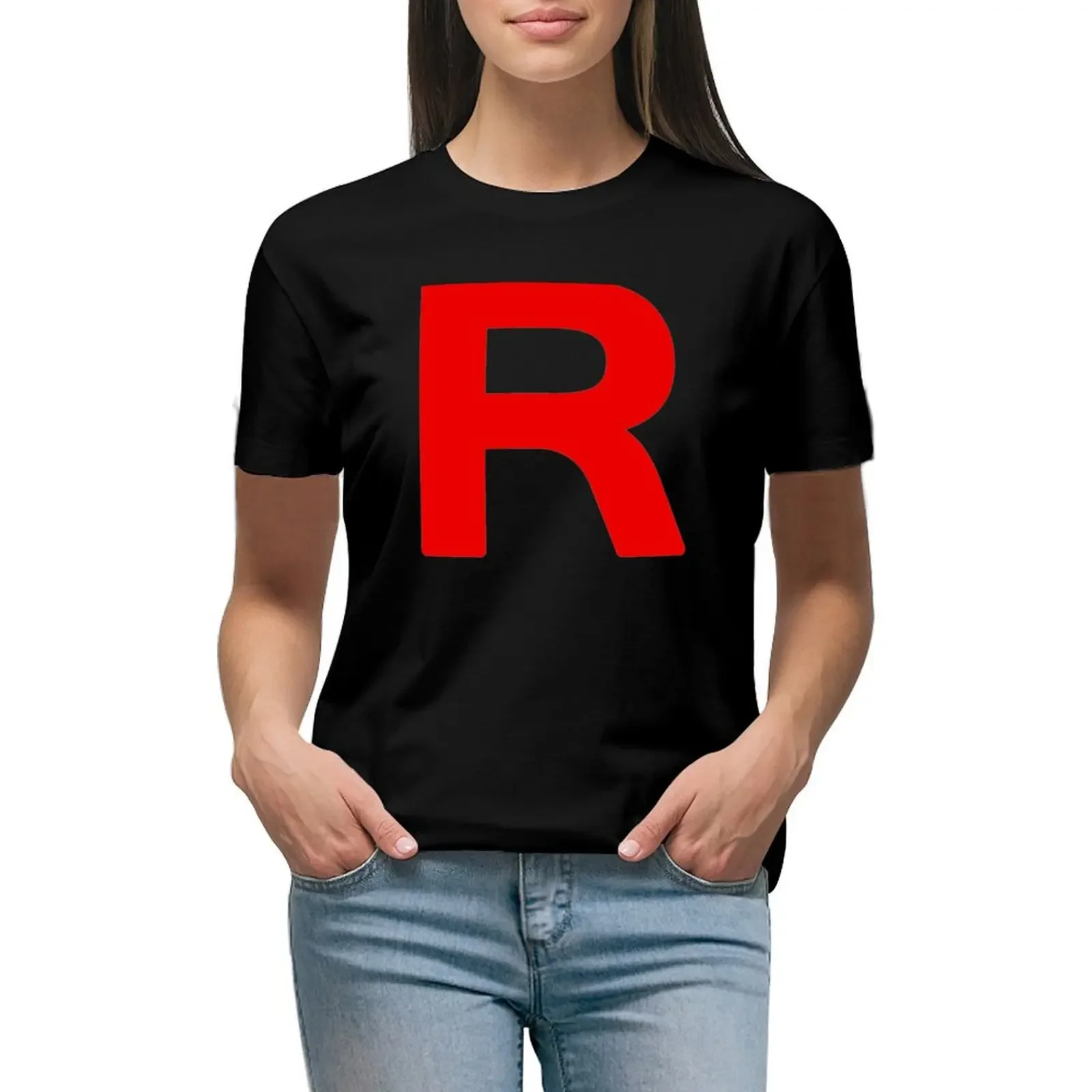 

Team Rocket T-Shirt tees summer clothes korean fashion hippie clothes cat shirts for Women