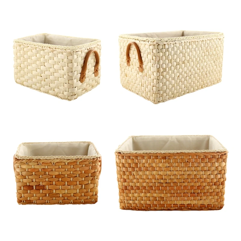 Outdoor Basket Country Hand Woven Hamper with Handle