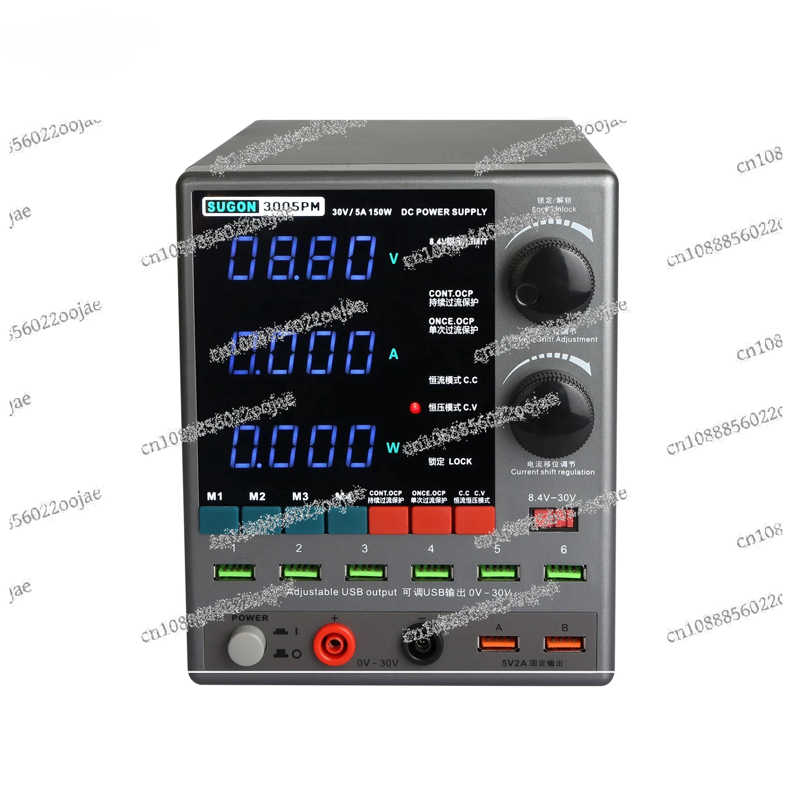 Sugon 3005PM 30V 5A Usb Output Laboratory Testing Digital Variable Dc Bench Power Supply