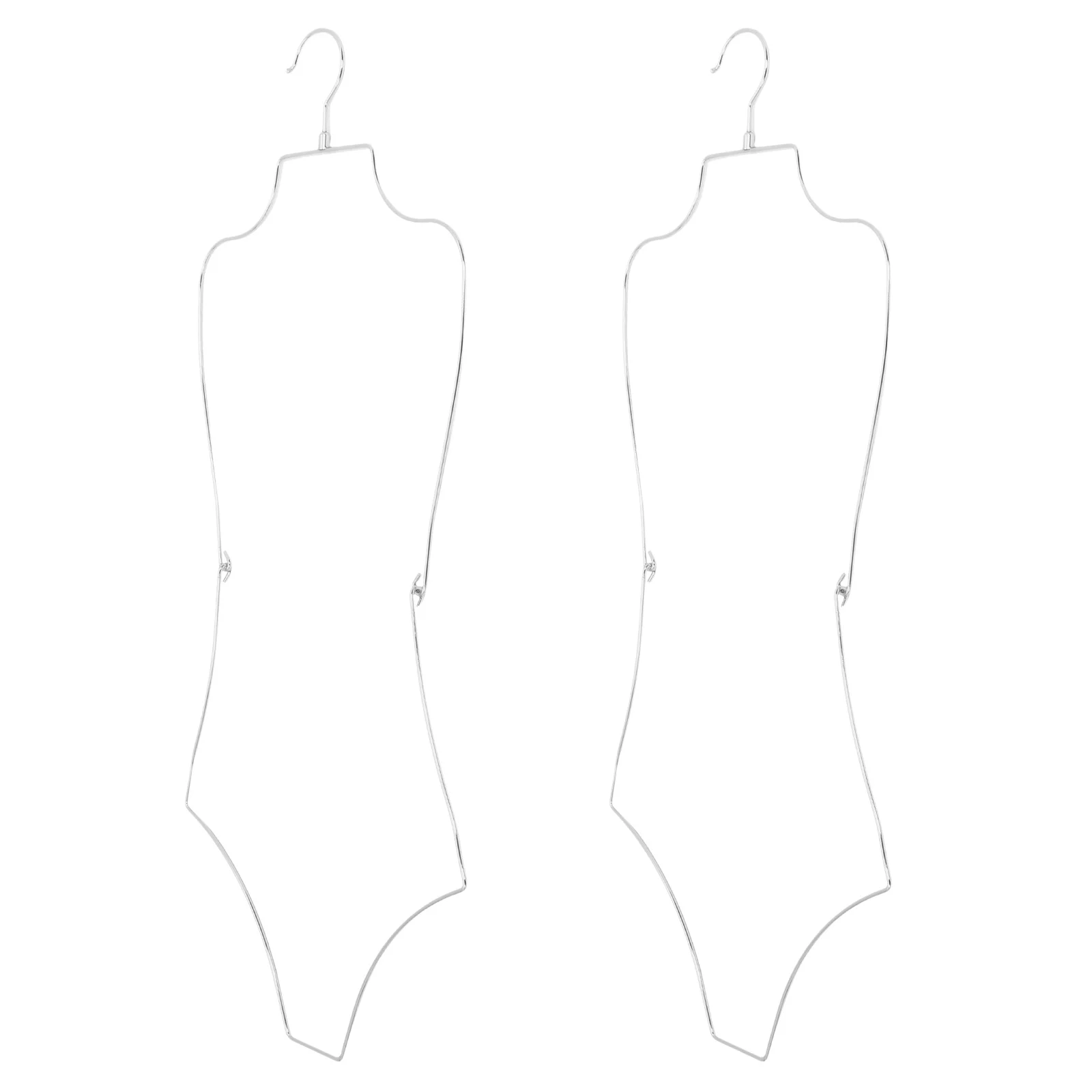 

2Pcs Hanger Foldable Swimsuit Lingerie Display Rack Anti Wrinkle Storage Solution Swimsuit Hanger