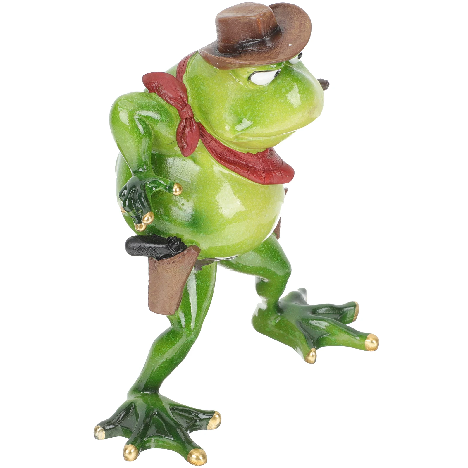 

Frog Garden Statue Resin Decor for Backyard Pond Lawn Yard Outdoor Landscape Decoration Home Entrance Adornment