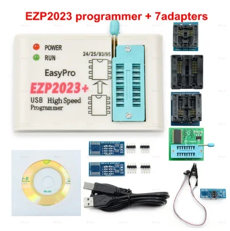 100% oryginalny EZP2023 szybki programator USB SPI EZP 2023 wsparcie 24 25 93 95 EEPROM 25 Flash BIOS Chip lepiej niż EZP2019