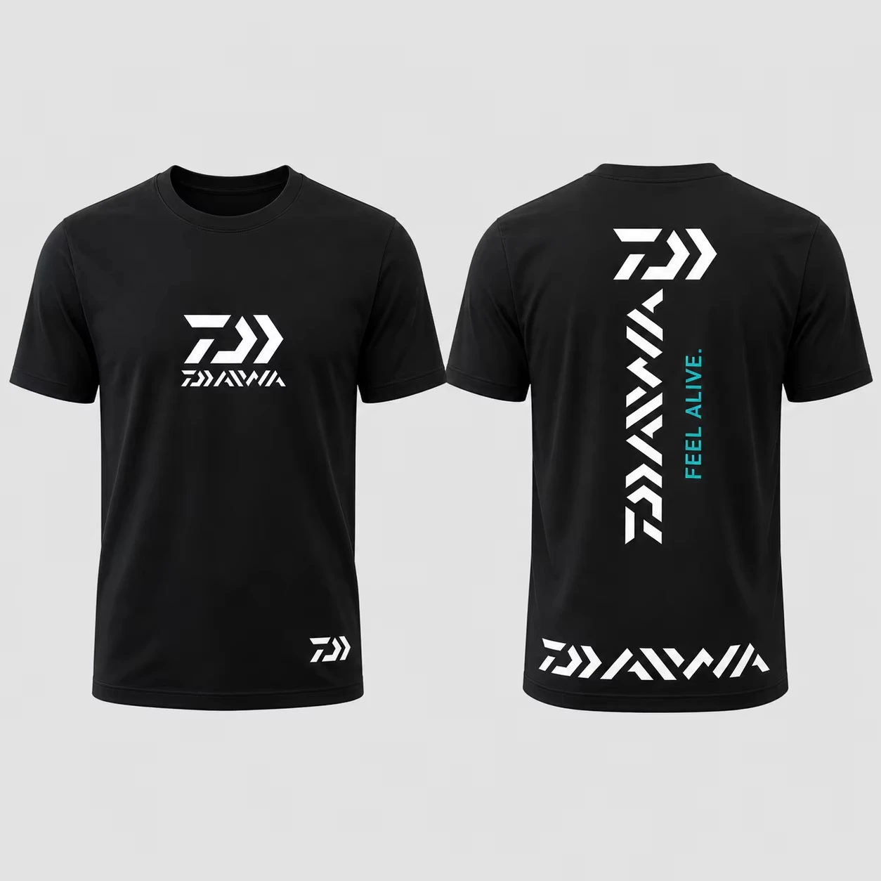 Camiseta Unisex 100% algodón con logotipo gráfico de la marca de pesca Daiwa, camiseta de verano 2026 de alta calidad Y2k, camiseta deportiva para pescadores a la moda para hombre