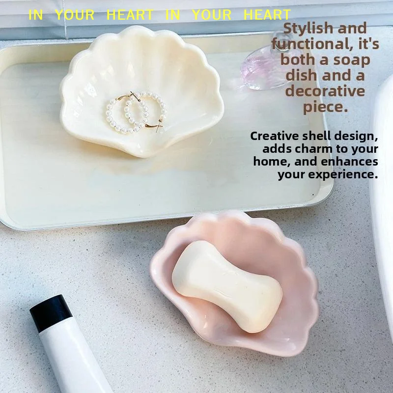 【X】Heart Shaped Soap Dish Cera - Soap Dish Draining ulasan dan harga