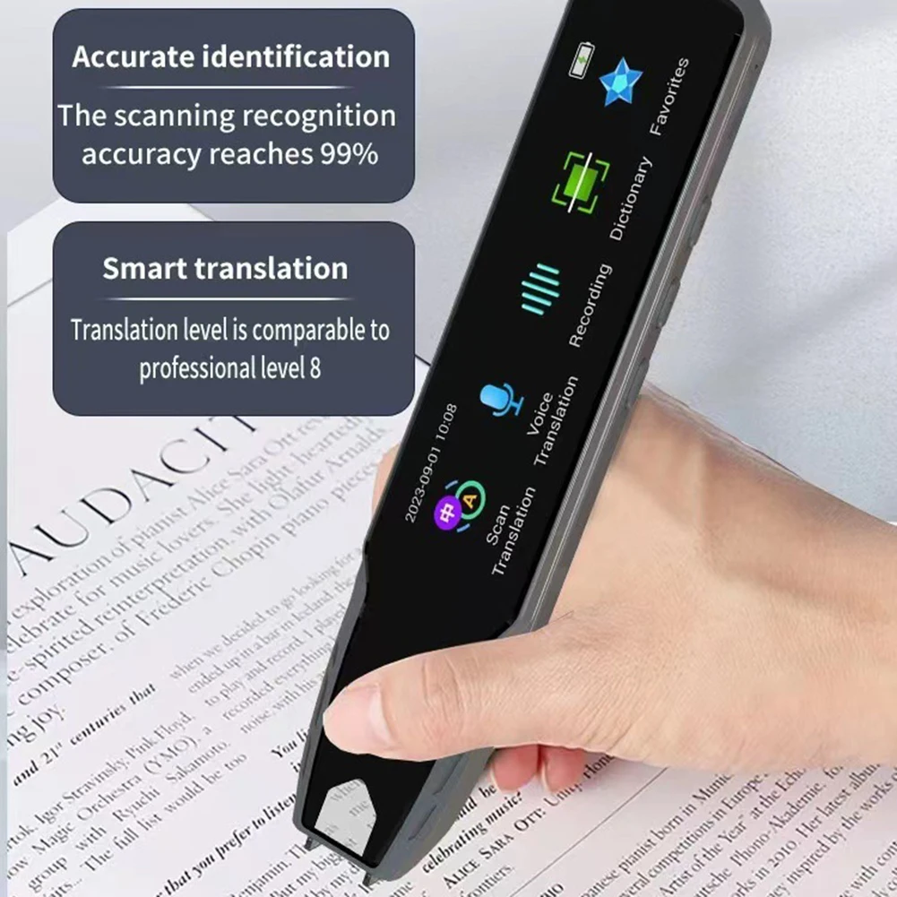 Offline Scan Translation Pen With Touchscreen For Exam Read Multiple Language Translator Device Translation Pen