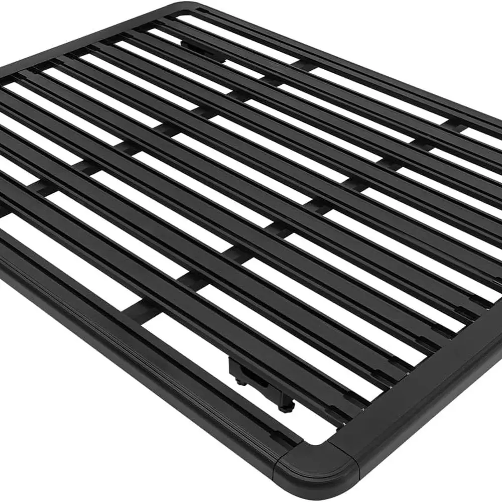 

Aluminum Roof Basket, 63 x 47 Universal Flat Truck Roof Rack Car Top Mount Car Rack Luggage Holder up to 440.92 LBS, Fit for All