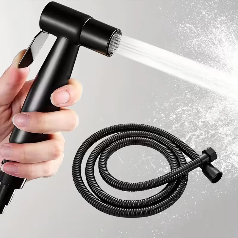 2PCS Stainless Steel Bidet Sprayer for Toilet Handheld with 1.5M Hose - Easy Install Nozzle - Water Saving Eco-Friendly