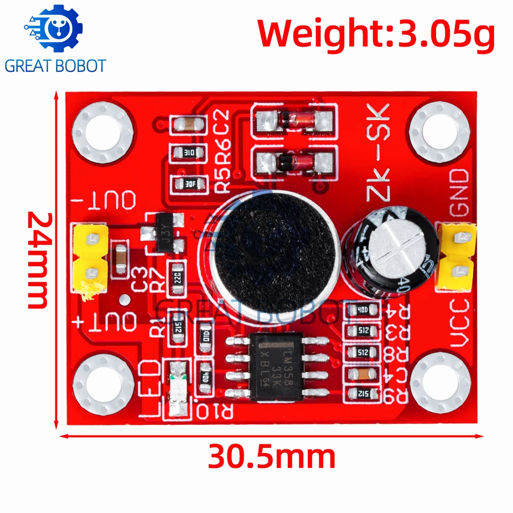 DC 3-9V Voice Control Delay Switch Module Sound Activated Sensor Intelligent Auto On/Off Switch