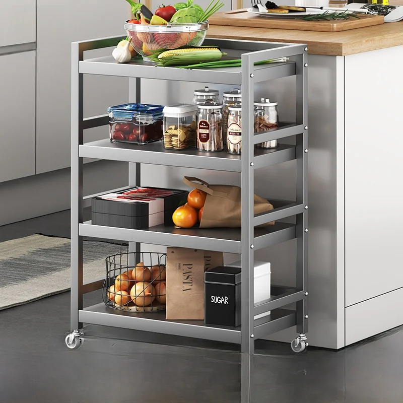 hotel-dining-car-multi-functional-fruit-serving-cart-sun-protection-sleeve-multi-layer-mobile-small-pushcart-meal-delivery